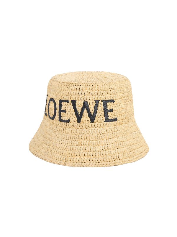 Raffia Bucket Hat by Loewe